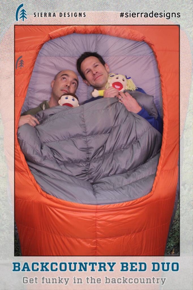 From SD's photo booth at Outdoor Retailer, with Paul Magnanti, one of my assistant guides and a host of The Trail Show