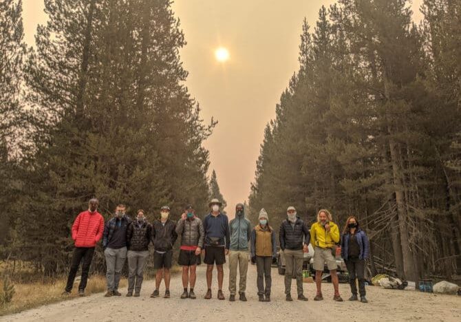 An obvious decision: When we pulled into Yosemite and saw these conditions, cancelling was undoubtedly the right call.