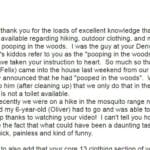 Mailbox: My impact on crap