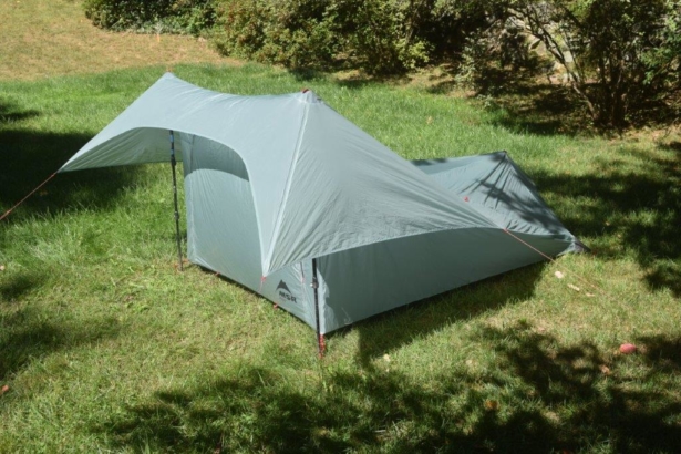 The MSR Flylite 2, a single-wall palace for one person