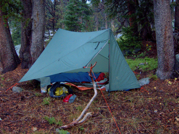 Field-testing in the Wind River Range a double-wall mid tent, which I'm co-developing with Sierra Designs and which will be available in late-spring.