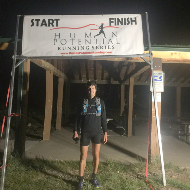 After running for 105 miles and over 23 hours alone, it was entirely fitting to have a spectator-less finish line at 3:15 AM.