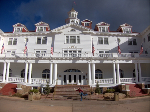 The Stanley Hotel, an icon in Estes Park, CO, just outside of Rocky Mountain National Park
