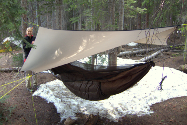 My third go-to shelter is a backpacking hammock. It excels in forested & high-use areas where ground sites are limited or poor.